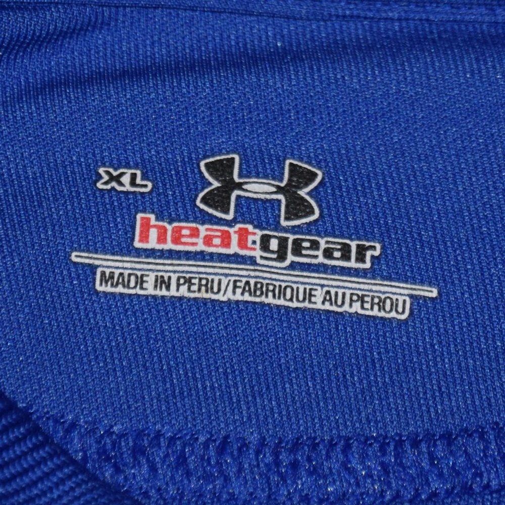 Under Armour Heatgear Blue Polo Size XL - Picture 5 of 8